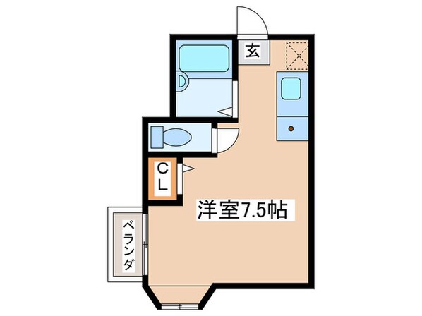 ブル－ヒルズ菊名の物件間取画像